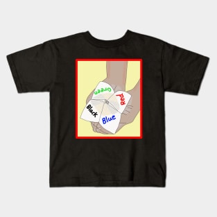 Chatterbox Cootie Catcher, paper fortune teller game Kids T-Shirt